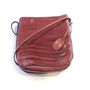 ETIENNE AIGNIER vintage brown leather purse